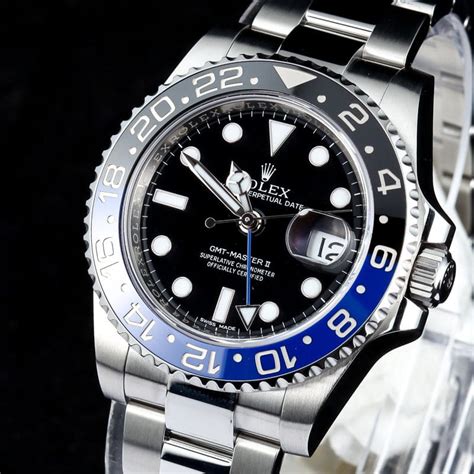 rolex gmt master blue black.